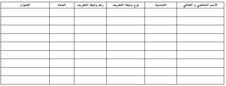 طلب التسجيل في السجل المحلي للتعاونيات طلب التسجيل في السجل المحلي للتعاونيات