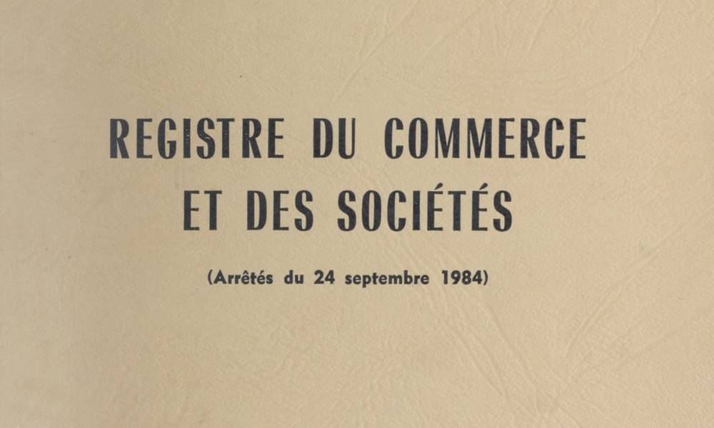 DECLARATION D’IMMATRICULATION déclaration d'immatriculation au registre de commerce