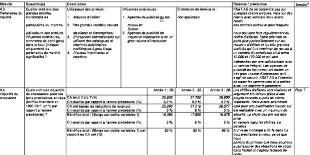 Business Plan UBS Planification de la stratégie et base de financement Modèle pour une moyenne entreprise image 150