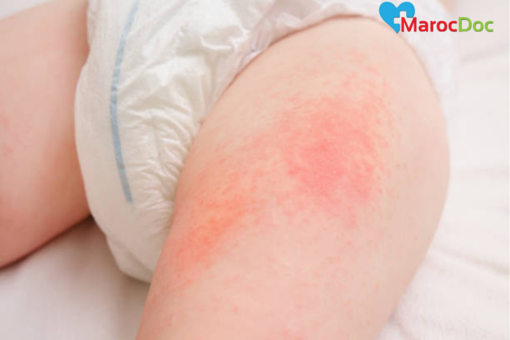 أعراض تسلخات الاطفال