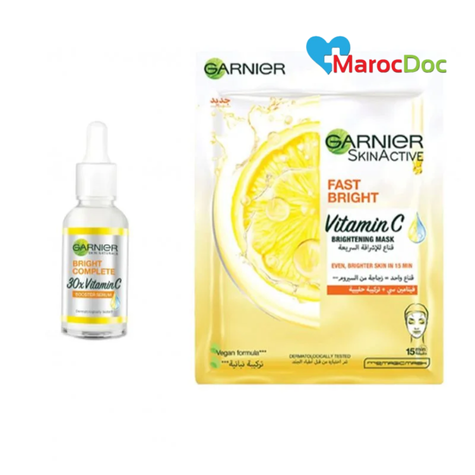 ماسك غارنييه بفيتامين  سي (Vitamin C)