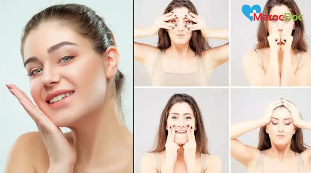 أفضل تمارين الوجه للحصول على بشرة مشدودة متى تظهر نتائج تمارين الوجه؟
