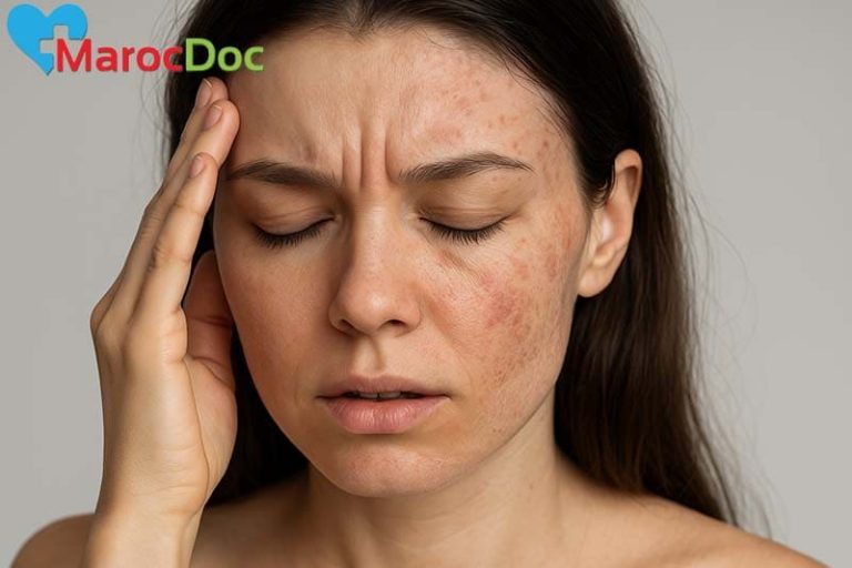 تأثير التوتر النفسي على البشرة علامات داخلية تظهر خارجياً (1)