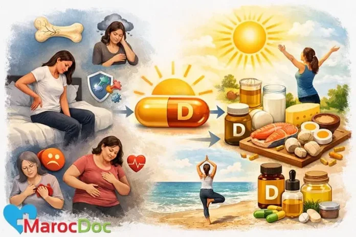 مخاطر نقص فيتامين دال وأسرع طرق لزيادة فيتامين دال في الجسم طبيعيًا marocdoc