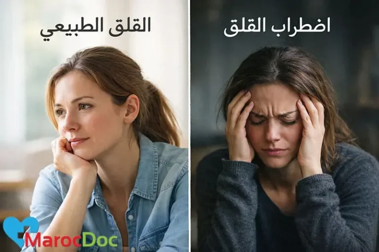 الفرق بين القلق الطبيعي واضطراب القلق: دليل لفهم نفسك وصحتك النفسية