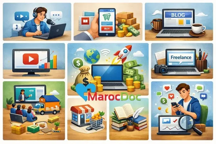 أفضل 10 طرق لربح المال من الإنترنت للمبتدئين في 2026