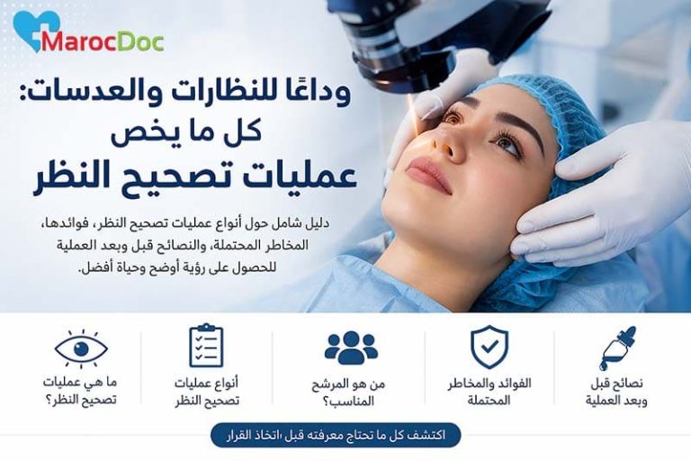 marocdoc وداعًا للنظارات والعدسات كل ما يخص عمليات تصحيح النظر
